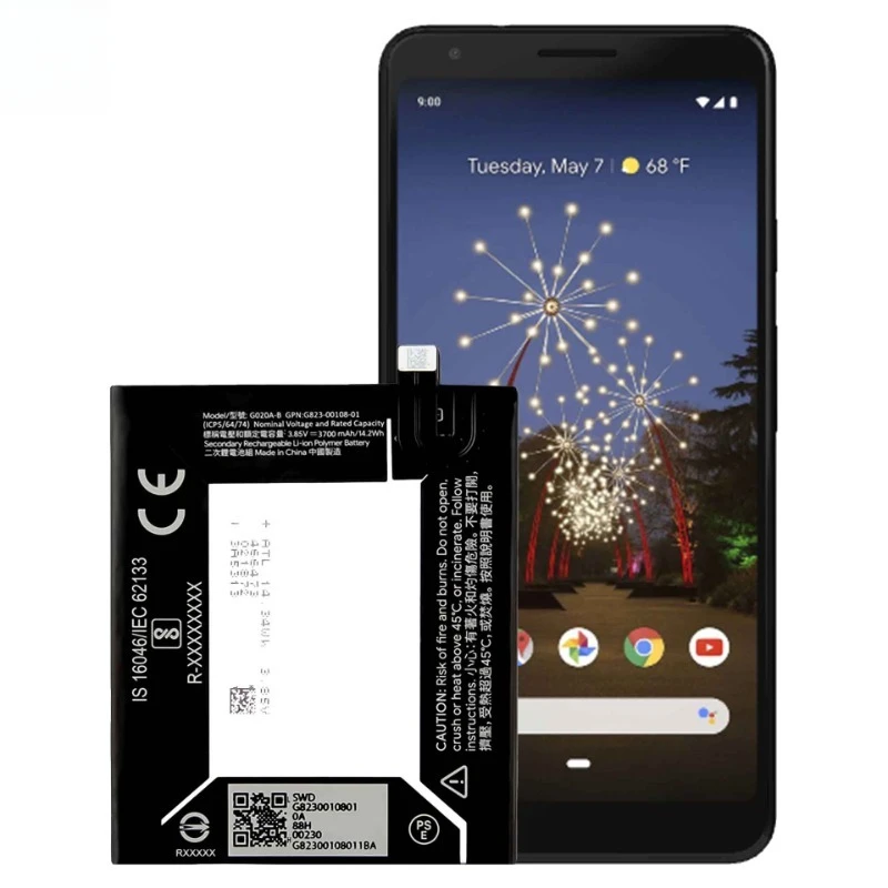Фото 3700 мАч подходит для аккумуляторов для мобильных телефонов Google Pixel 3A XL G020A-B №5