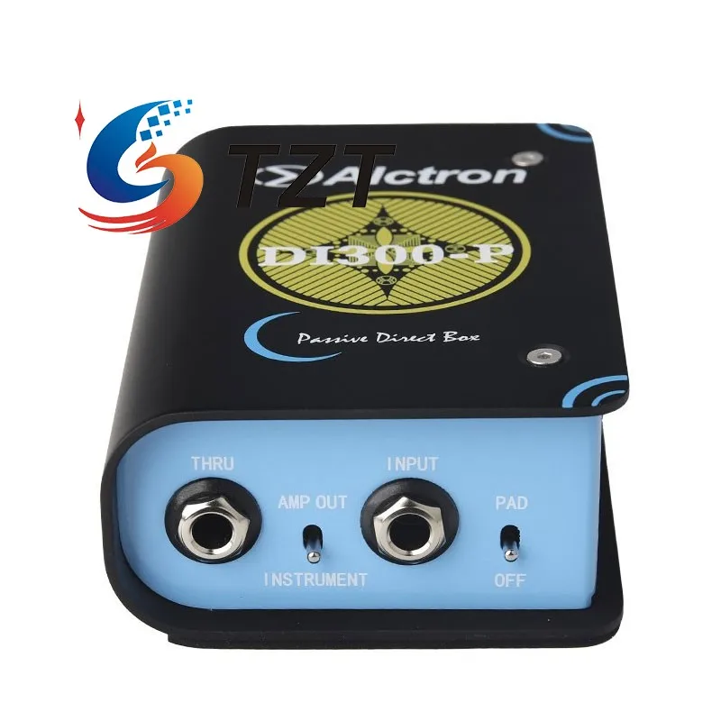 TZT Alctron DI300-P Пассивная прямая коробка Пассивная DI-бокс (небесно-голубой) с частотным характеристиком 10 Гц–40 кГц (art.: 3920d196a22ba) - 3920d196a22ba