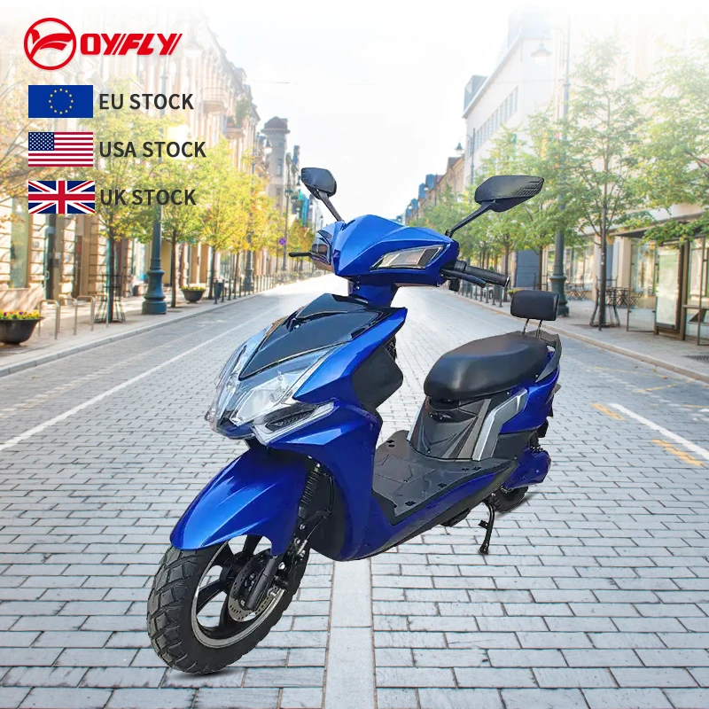 Фото Oyfly женский Электрический мотоцикл 1000 Вт 60 в 60 км/ч 2 колеса 10 дюймов 3,0 шины городской электрический мотоцикл для отдыха №2