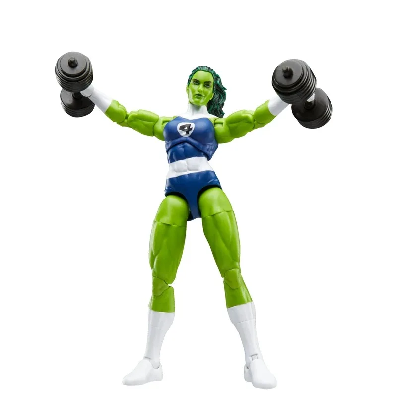 Фото Hasbro Marvel Legends Series Fantastic Four комиксы She-Hulk 15 см коллекция экшн-фигурок оригинальные игрушки модель орнамент подарки №4