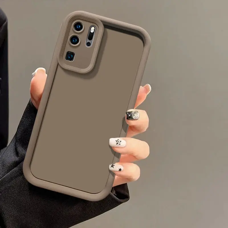 Фото Чехол для Huawei P30 Pro, чехол для телефона Huawei P30 Pro, искусственная яркость, матовая задняя крышка, противоударный мягкий чехол №5