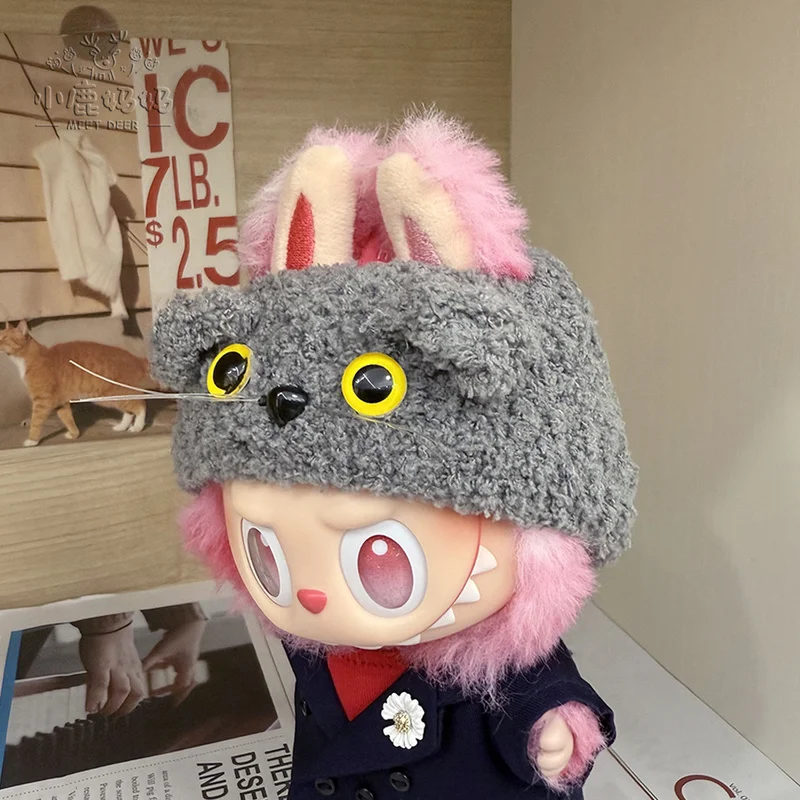 Для Labubu Горячая ручная работа Gd Периферийные устройства Quan Zhilong Cat Hat с милой только 1-3 поколения Детская одежда Diy Детский модный подарок (art.: 3920d0d893f7c) - 3920d0d893f7c