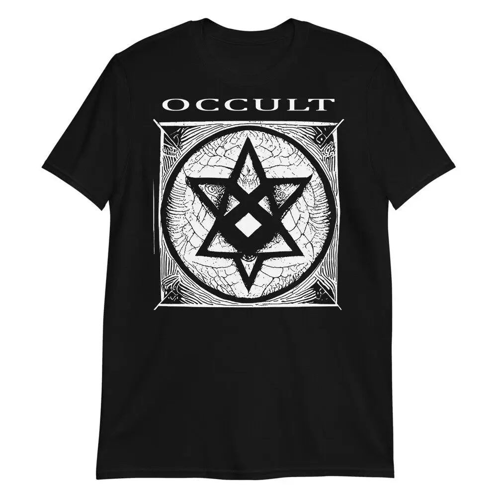 Оккультная футболка crowley thelema_geometry_sacred_symbol_black_and_white aliester