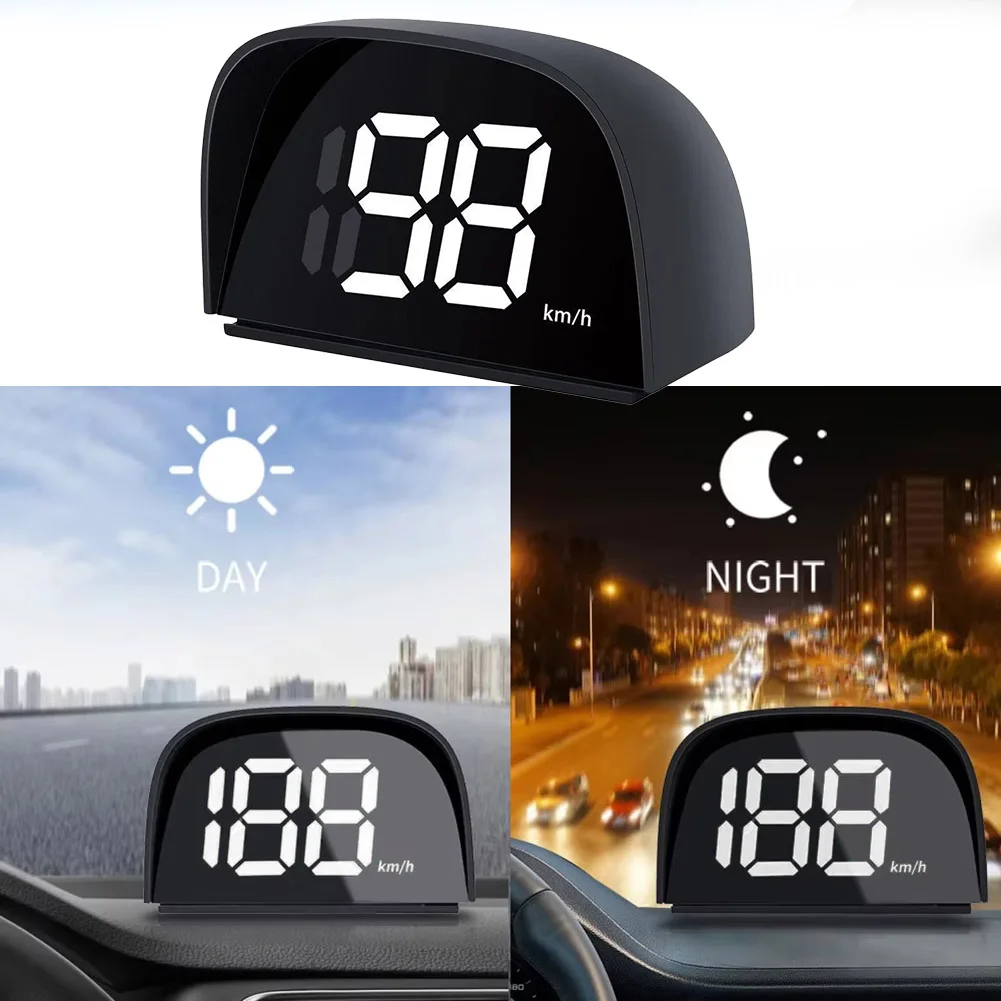 Автоматический спидометр USB-кабель HUD Проекционный дисплей GPS Beidou Скорость Дисплей в реальном времени Трансграничный ABS 79*47*47 мм 5 В 2 А KMH/MPH