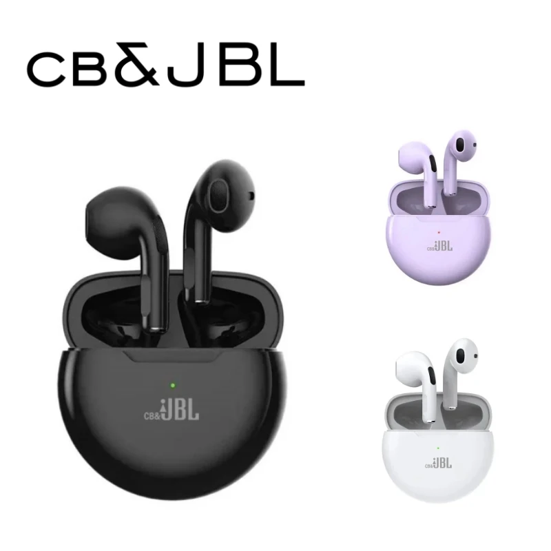 Оригинальные беспроводные Bluetooth-наушники CB & JBL Air Pro 6 TWS, мини-наушники, Спортивная гарнитура для Android, наушники для iPhone