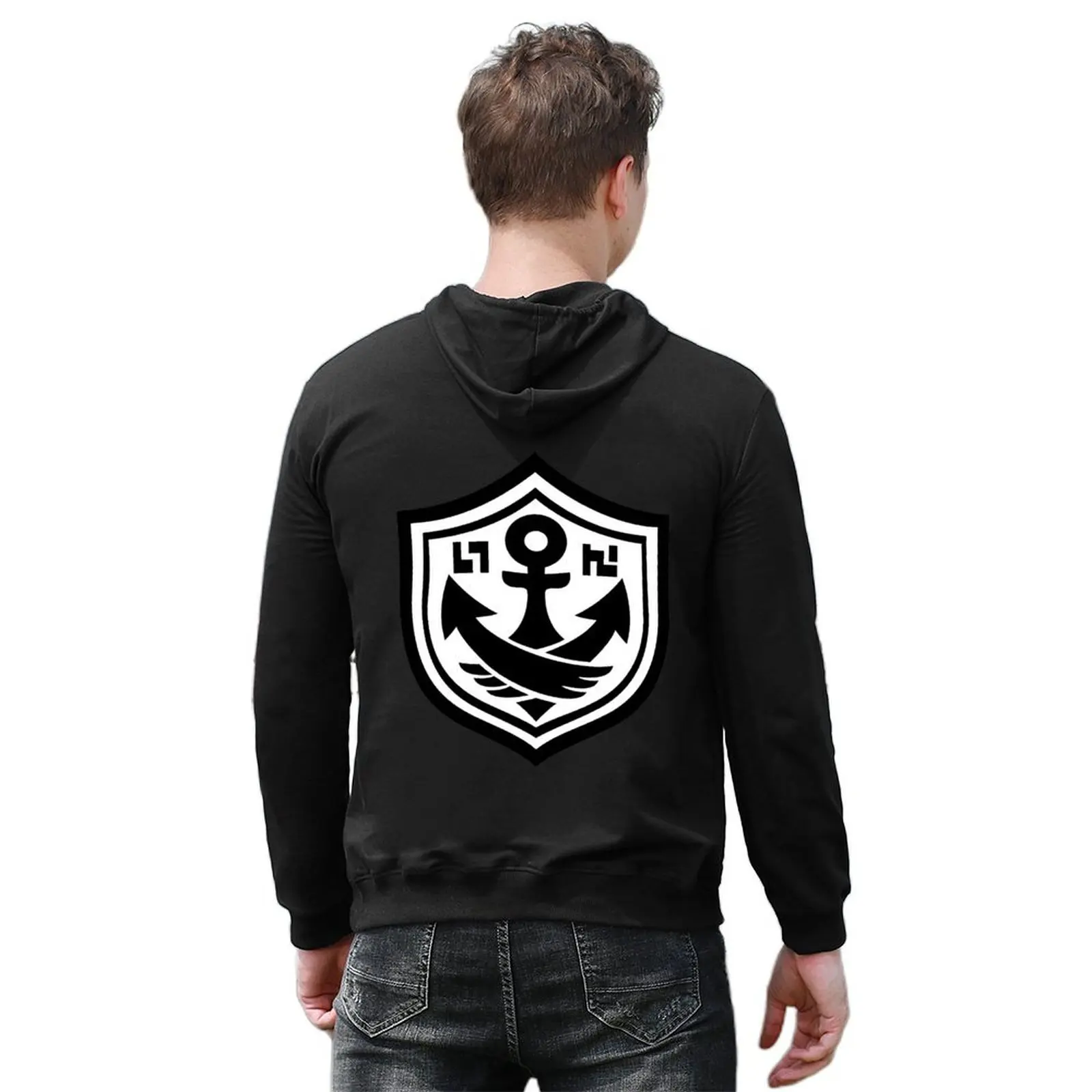 SquidForce White Anchor Tee Толстовка мужской зимний свитер корейская одежда мужская дизайнерская одежда мужская толстовка японская толстовка (art.: 3920d22935de2) - 3920d22935de2