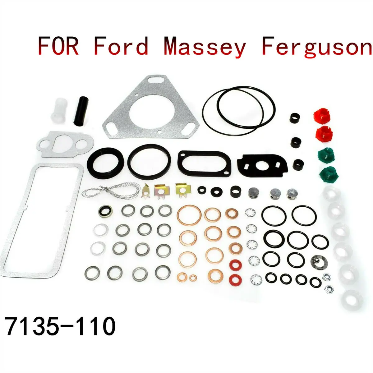 Фото 7135-110 Ремкомплект для Ford Massey Ferguson CAV Ремонт инъекционного насоса Прокладки Уплотнения Запасные части Запасные части для генератора №3