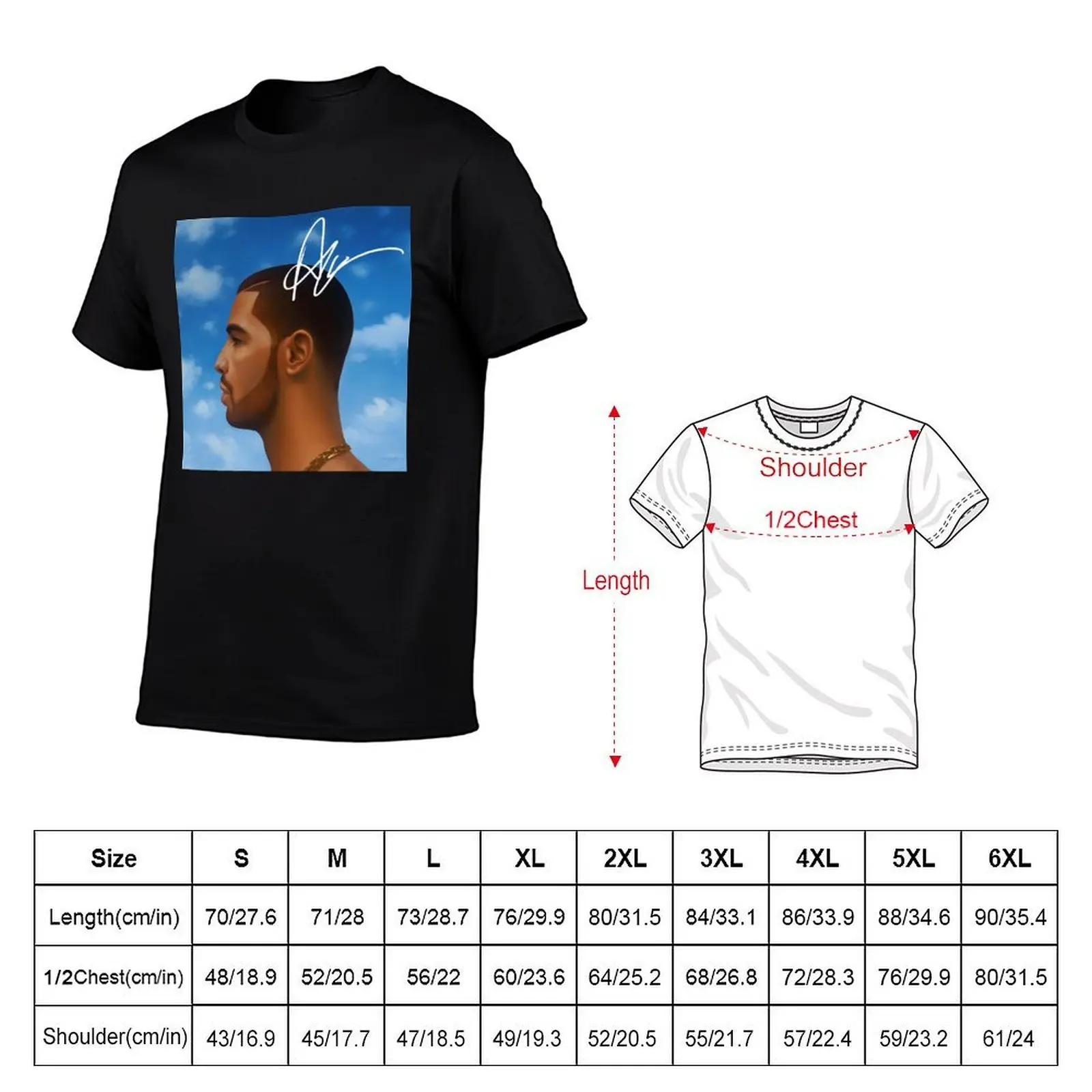 Футболка с альбомом Nothing Was The Same (Deluxe), футболки для мужчин, белая мужская футболка, летняя футболка (art.: 3920d17a886a0) - 3920d17a886a0