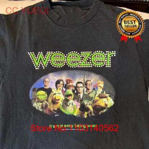 Редкая Weezer хлопковая черная футболка унисекс всех размеров