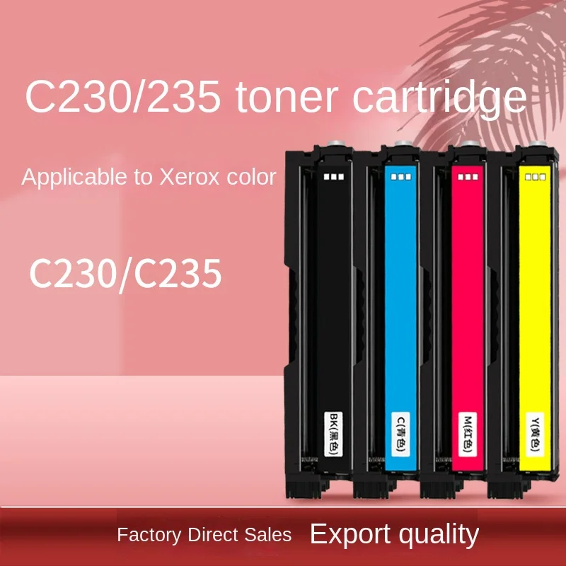 Фото Картридж с тонером для лазерного принтера, совместимый с Xerox C230 C235, новая модель 006R04391 006R04392 006R04393 006R04394 №4
