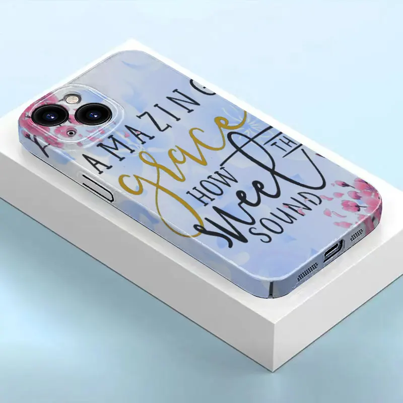 Фото Чехол для телефона с изображением девушки из Библии для iPhone 14 11 13 12 Pro Max MINI XR X XS 8 7 Plus №5