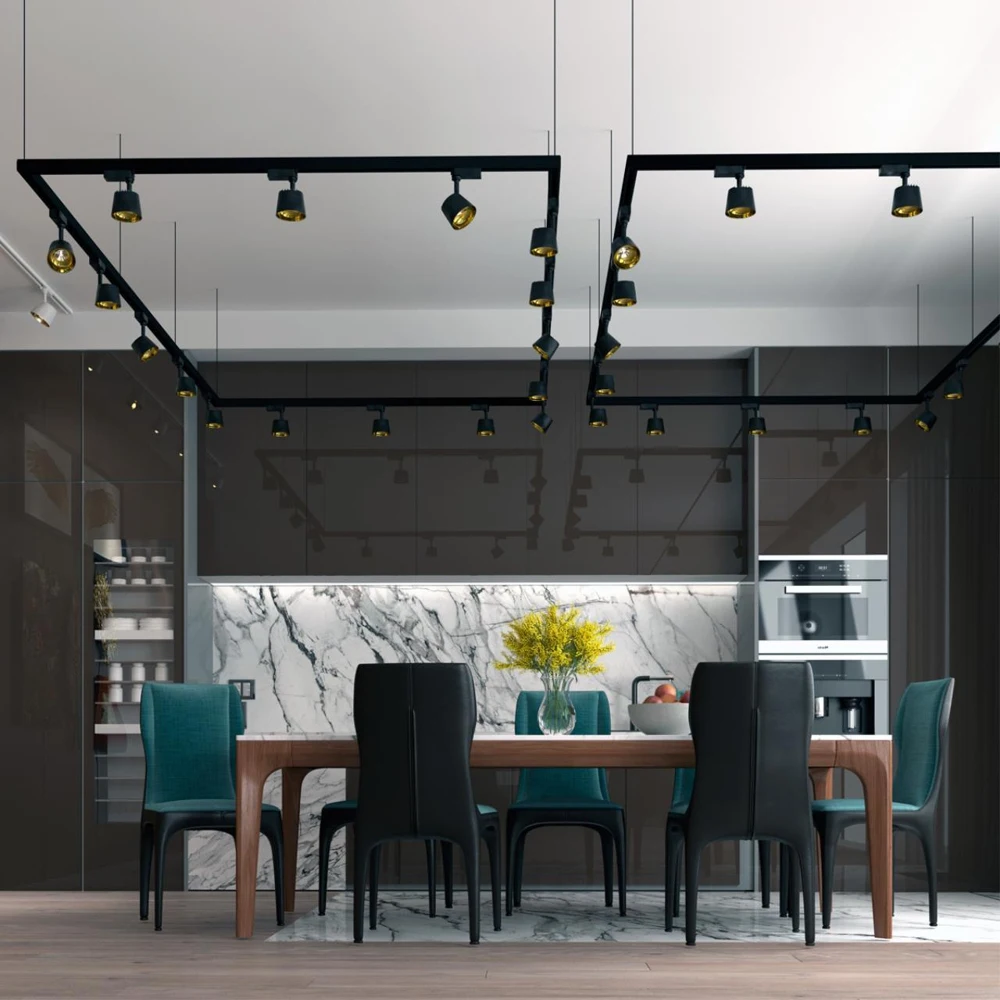 Трековый светодиодный светильник Novotech Knof 358720, 10 В, конусный, черный (art.: 3920bb8af713f) - 3920bb8af713f