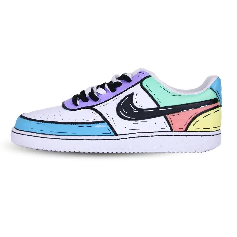 【Настроить】Nike Court Vision 1, обувь для скейтбординга, мужские кроссовки, DH2987-101