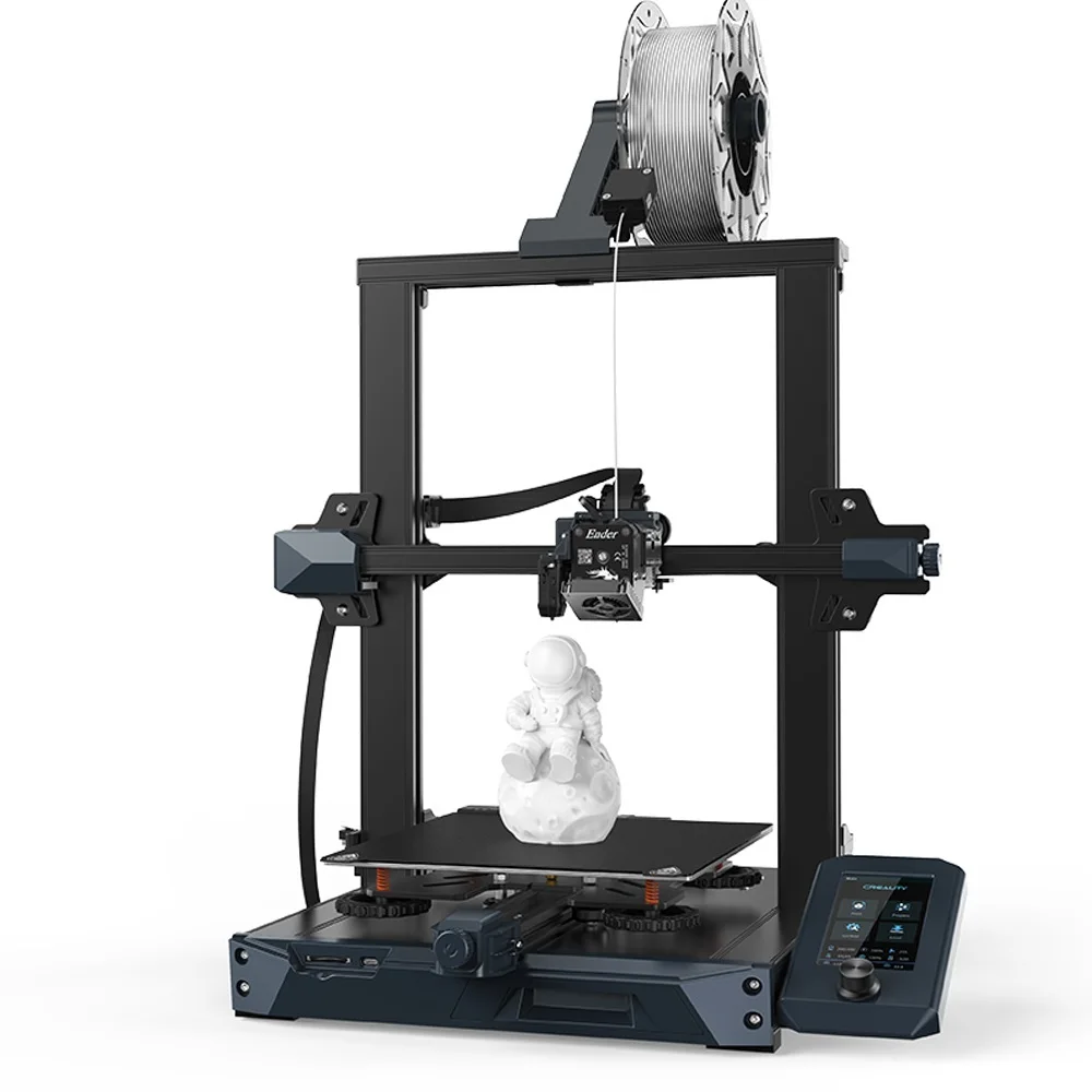 Новинка, 3D принтер Ender-3 S1, прямой двухступенчатый экструдер, двойная Z-ось, 32-битный бесшумный Высокоточный CR Touch, автоматическое выравнивание кровати