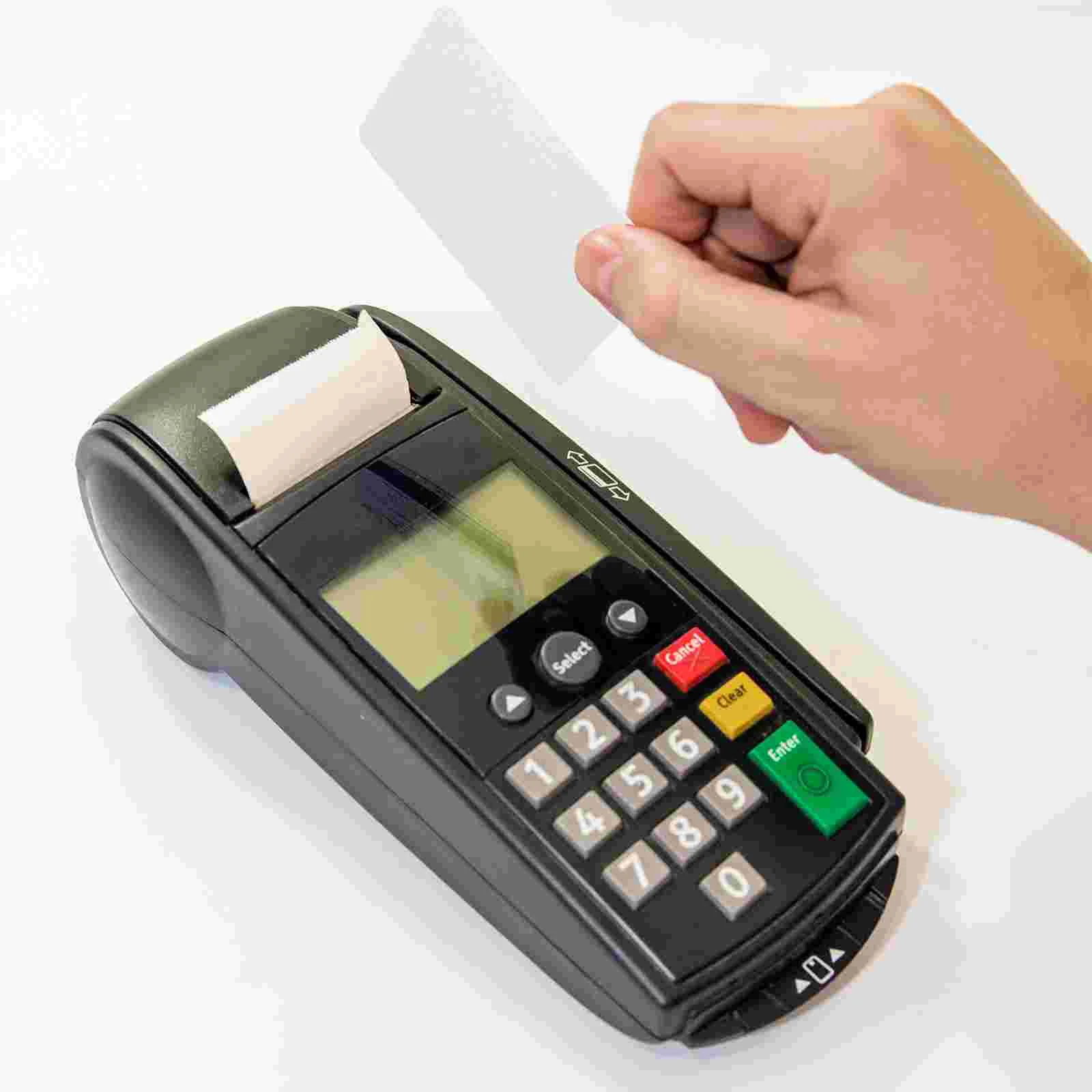 Фото 10 шт. POS-терминал для чистки карт, устройство для чтения кредитных карт, очиститель для машины для чистки кредитных карт, двухсторонняя чистящая карта №2