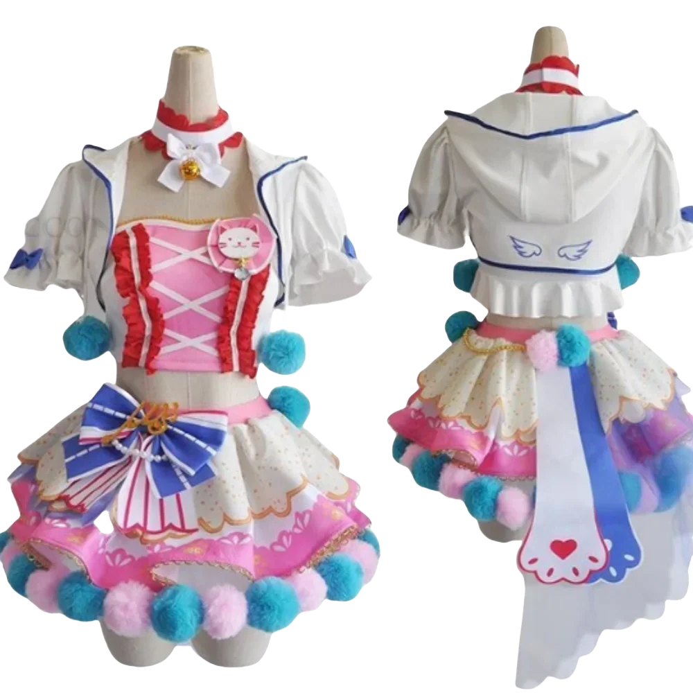 Фото Twin Tail Love Live Cat наряд аниме костюмы для косплея персонажи аркадных игр 2025 Сонода Уми Лолита платье униформа Cadsd2 №2