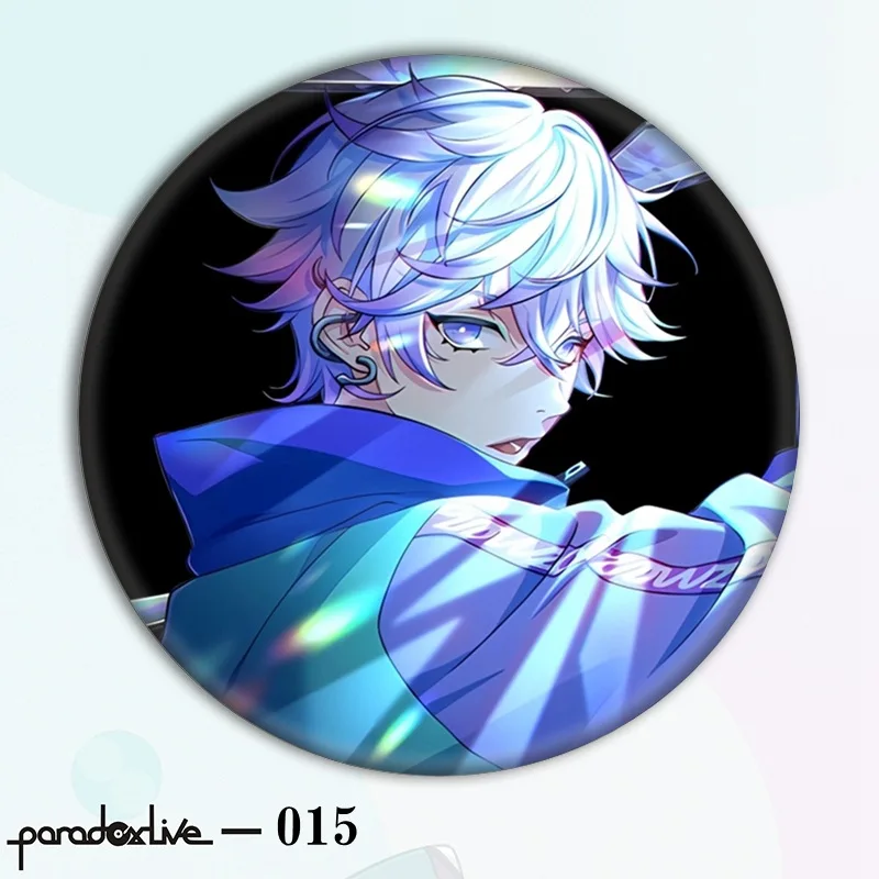 Фото Горячие аниме Paradox Live Figures Anne Faulkner KANATA YATONOKAMI NAYUTA YATONOKAMI, модные металлические булавки для значков, рождественский подарок для фанатов №5