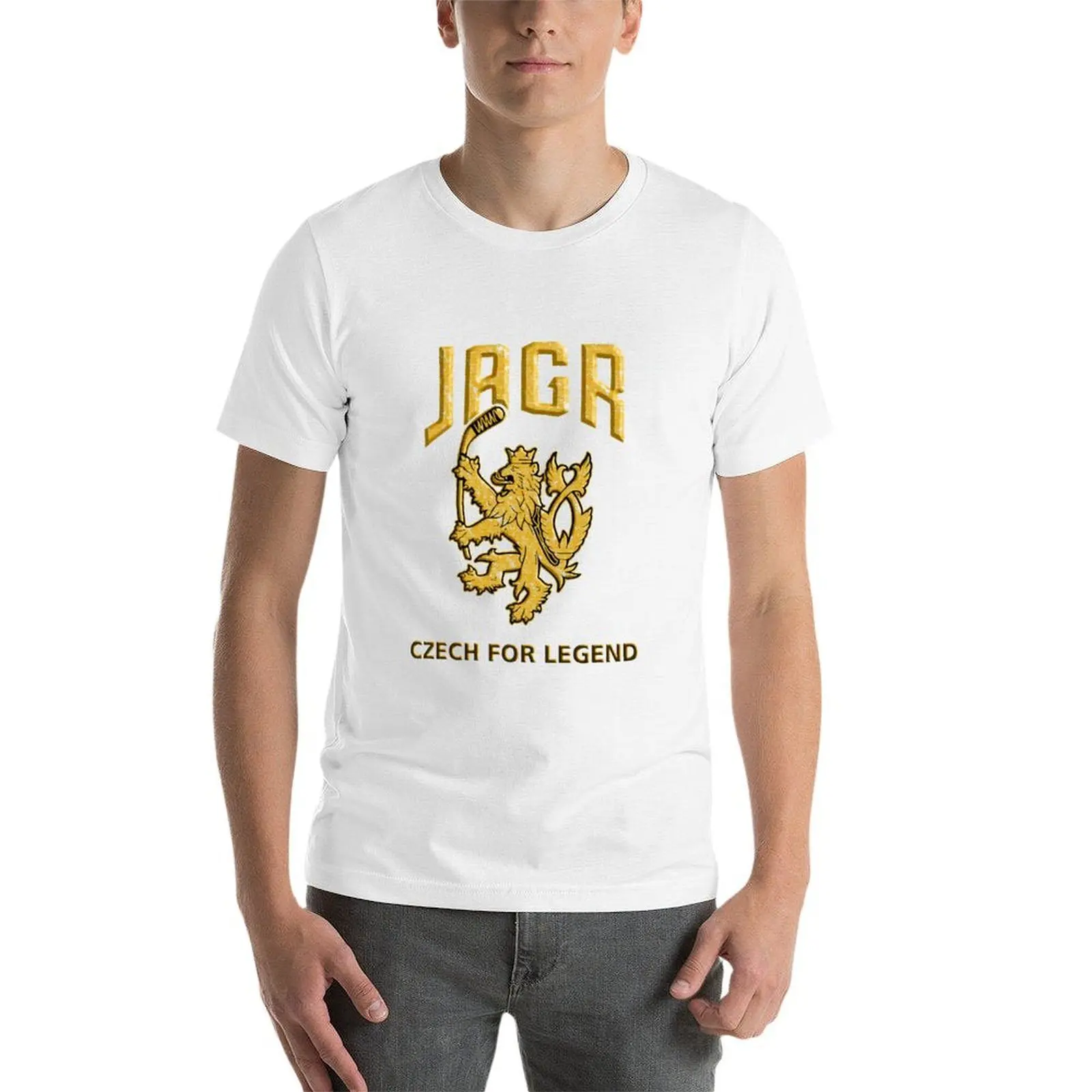 Фото Футболка Gold Jaromir, мужские хлопковые футболки, мужская футболка №4