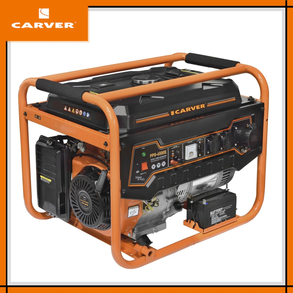 Бензиновый генератор CARVER PPG-6500E