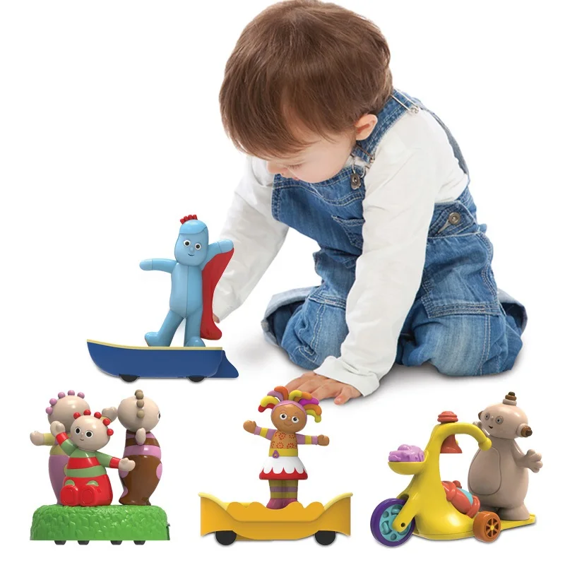 Ночная садовая игрушка Iggle Piggle Upsy Daisy Makka Pakka Tombliboos, пластиковая игрушка, маленький автомобиль, детская игрушка на день рождения, Рождество