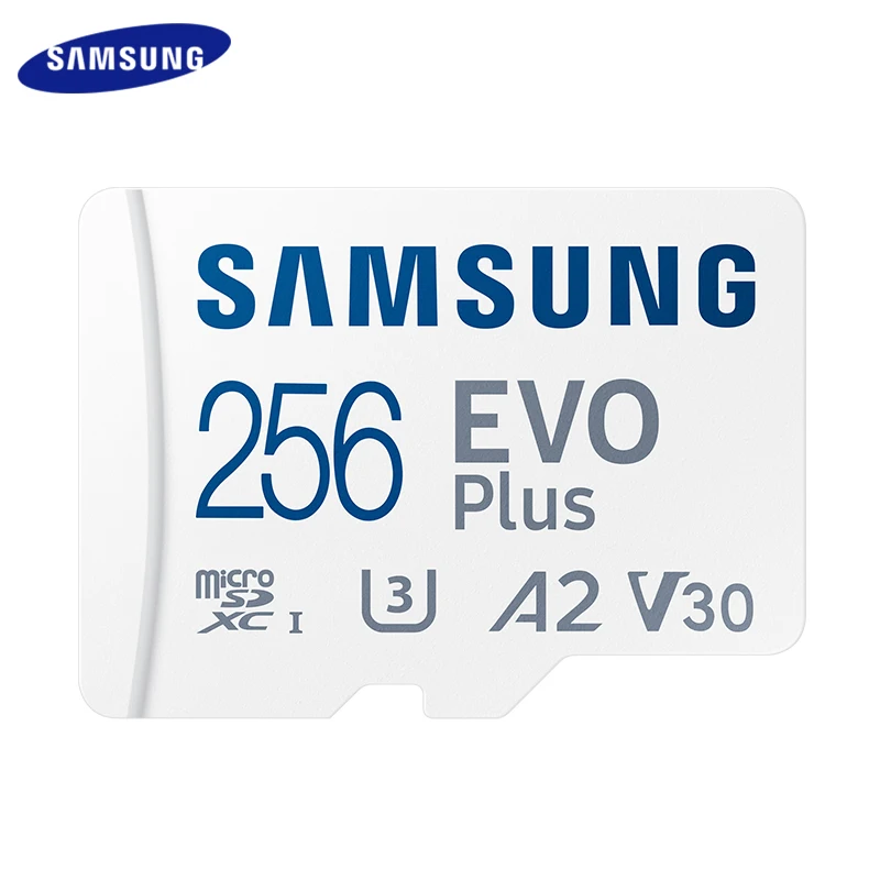 Фото Оригинальная карта памяти SAMSUNG EVO Plus MicroSDXC 64 Гб 128 ГБ V30 A2 TF карта флэш-памяти 130 Мб/с SAMSUNG карта памяти для телефона/камеры №4