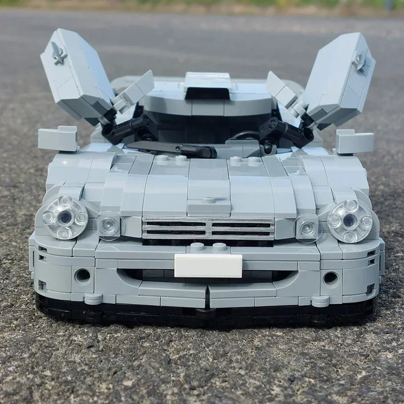 Фото Модель городской суперкар Moc, строительные кирпичи, Speed Champion CLK 1:15, технологические модульные блоки, подарок, рождественские игрушки, наборы «сделай сам», сборка №3
