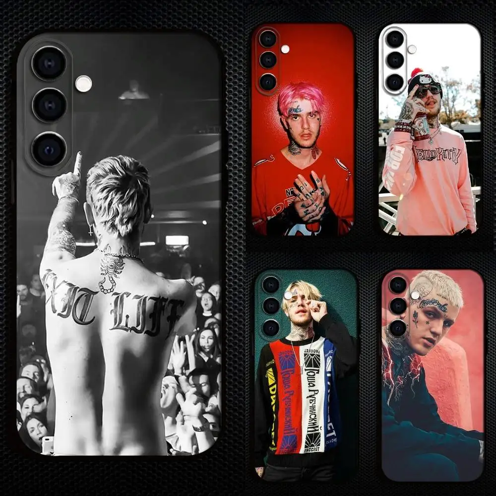 Чехол для телефона C-Crybaby L-Lil P-Peep для Samsung Galaxy A73, A72, A71, A70, A53, A52, A51, другие мягкие черные чехлы