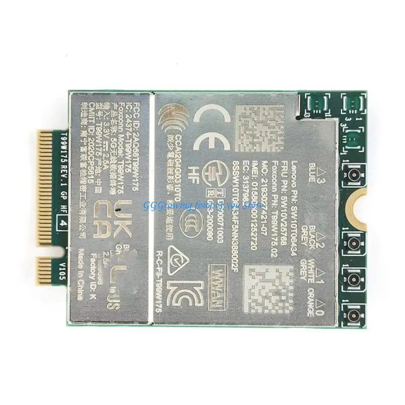 Фото H9EB T99W175 M.2 Беспроводная сетевая карта 5W10V25768 для ноутбуков T14S X13 Увеличивает характеристики №4