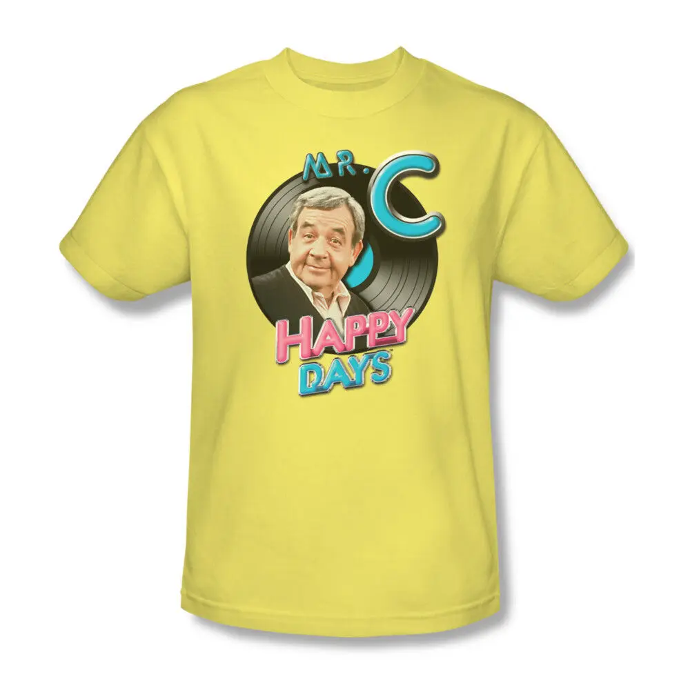 Футболка с надписью Happy Days, футболка с графическим рисунком для взрослых в стиле ретро 70-х, ТВ-шоу, cbs988