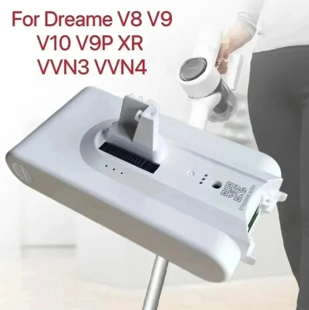 Фото 100% оригинальная литиевая батарея для Dreame V8 V9 V10 V9P XR VVN3 VVN4, запасные части для ручного беспроводного пылесоса, аккумулятор №4