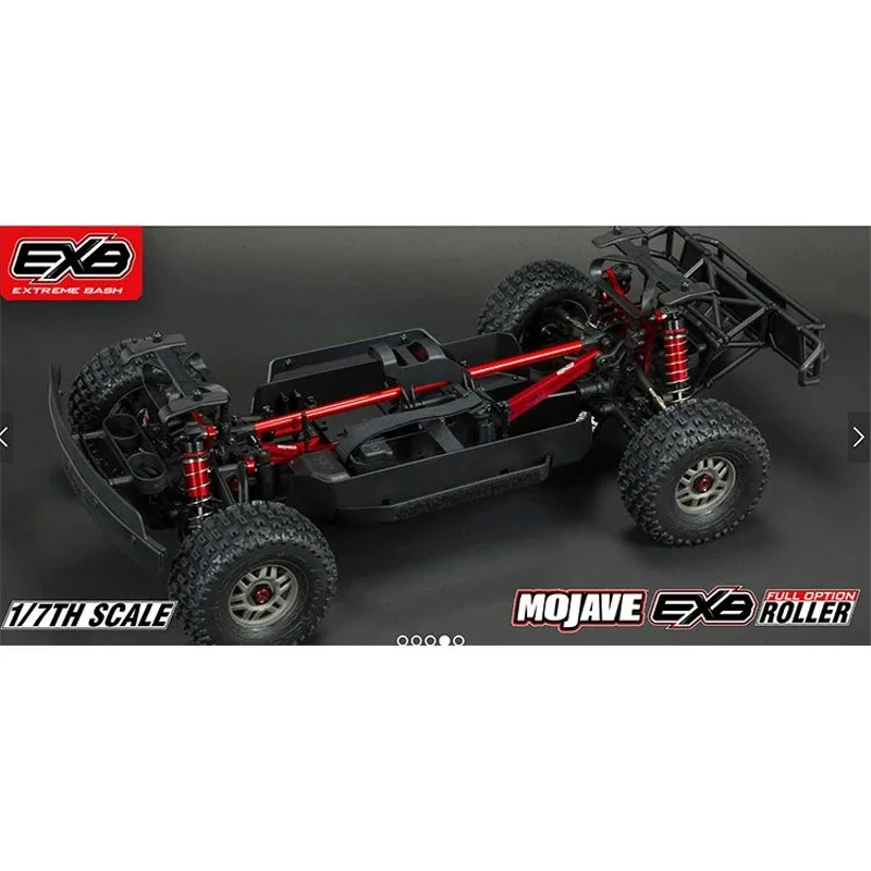 Фото Arrma 1/7 Mojave Exb Обновленная версия RC Автомобили с дистанционным управлением 4wd 80 км/ч Электрические модели автомобилей Короткая грузовик Рамка Ara7204 Подарки для мальчиков №4