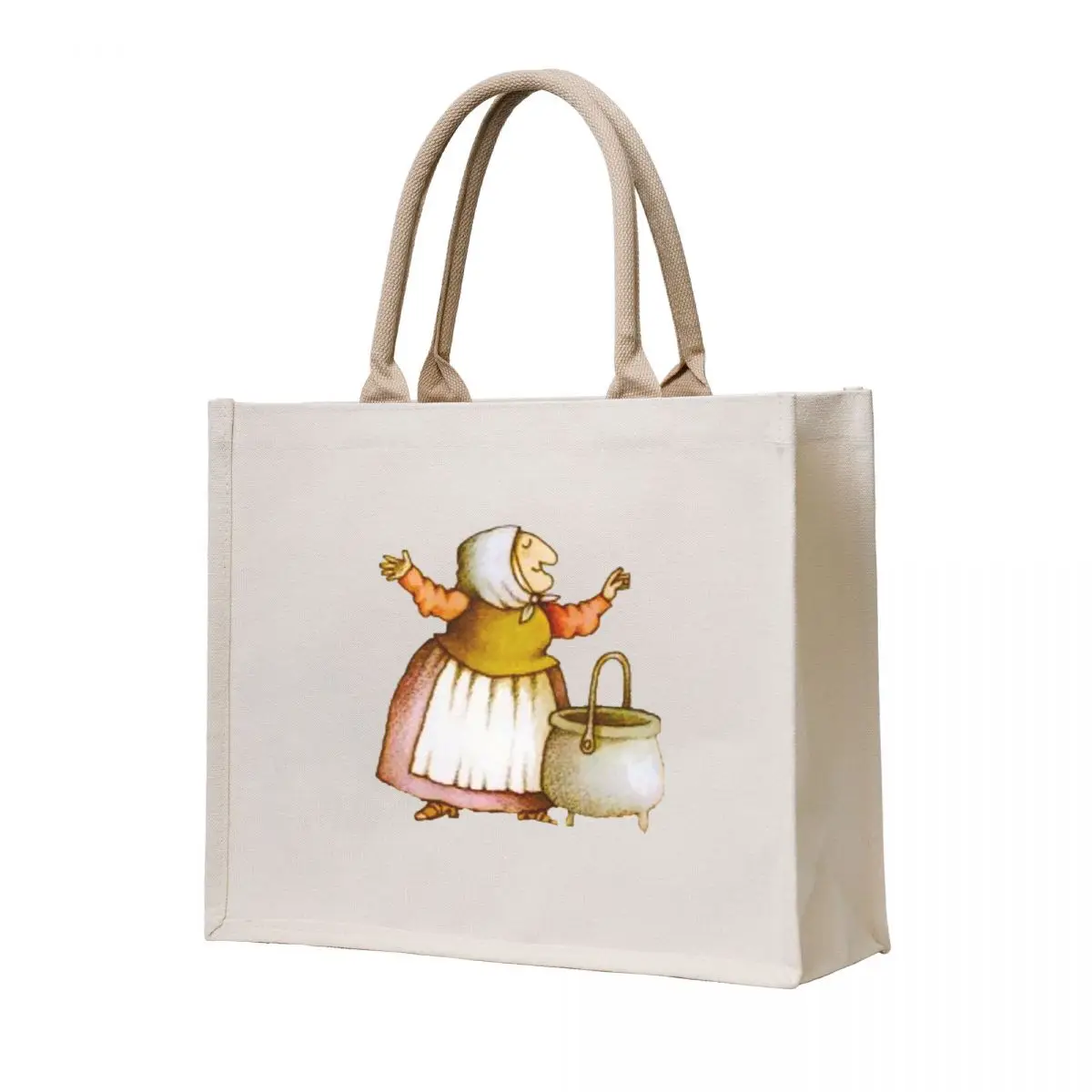 Strega Nona с макаронами, большая сумка, сумка на заказ, ручная сумка, холщовая сумка-шоппер