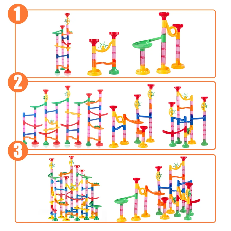 Строительный блок Marble Run, мраморные горки, игрушки для детей, творческий конструктор «сделай сам», развивающая игрушка, трубчатый блок, пода... (art.: 3920bfea3c922) - 3920bfea3c922