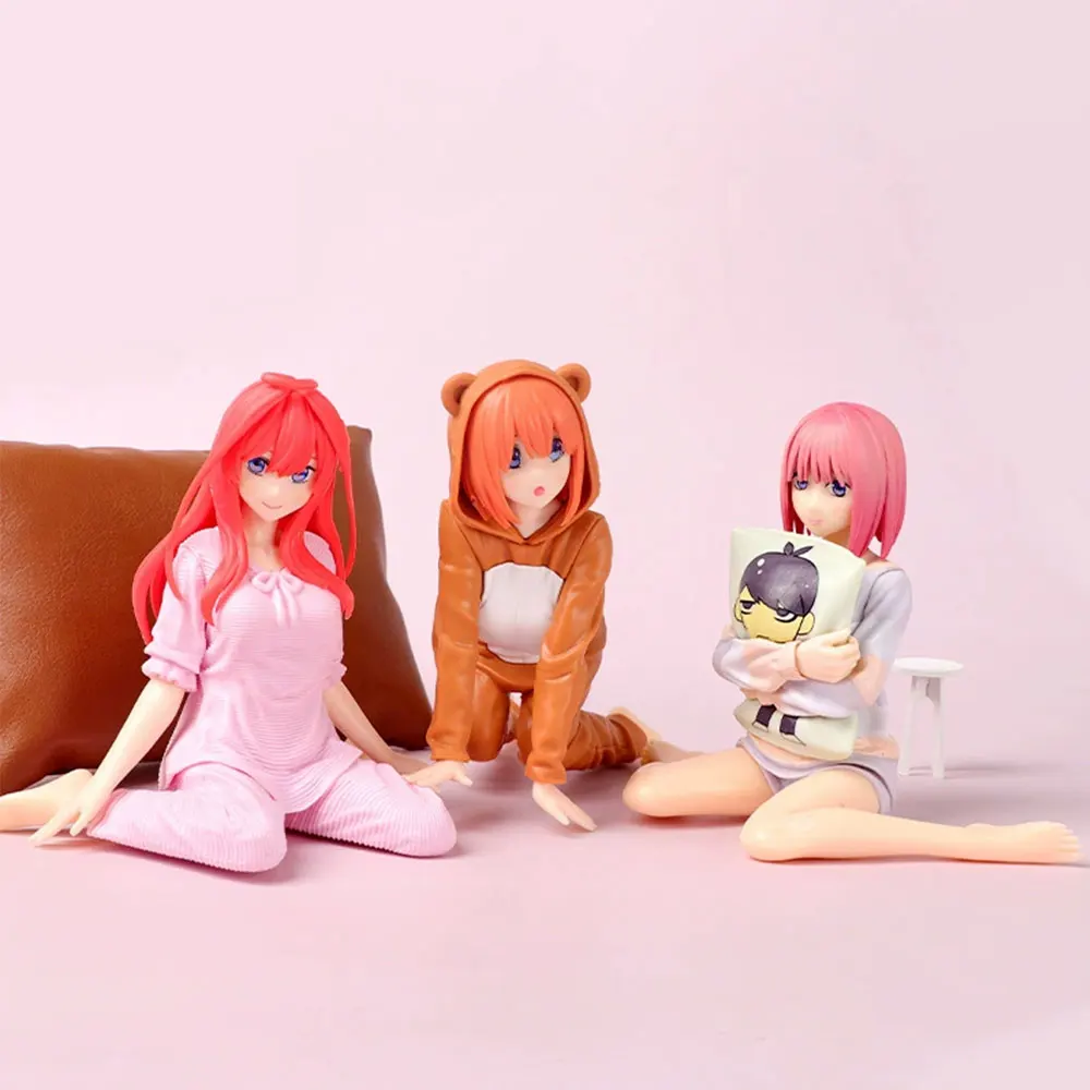 Фото 10 см аниме Gotoubun no Hanayome фигурка пять стилей подставка анимационная модель игрушки коллекция подарков украшения украшения ПВХ №4