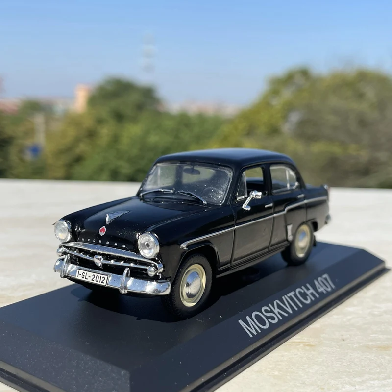 Модель старого автомобиля из сплава 1/43 москвич 407 классическая модель литая металлическая Ретро винтажная модель автомобиля Коллекционная модель подарок для детей