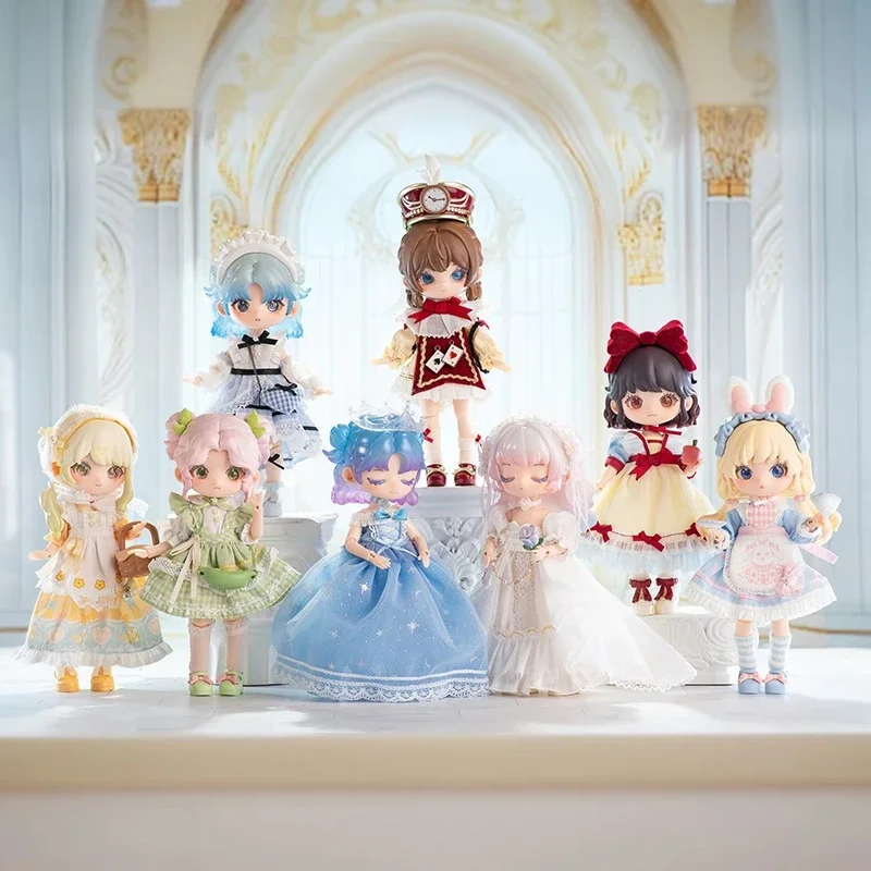 Liroro Fairy Tale House Series 12-точечная слепая коробка Bjd, подвижный шарнир, загадочная коробка, украшение для рабочего стола, коллекция игрушек Kawaii на день рождения