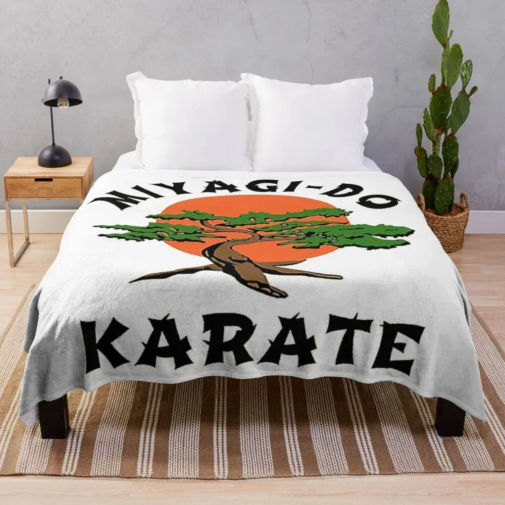 Плетеное одеяло Miyagi do karate, туристические аниме одеяла