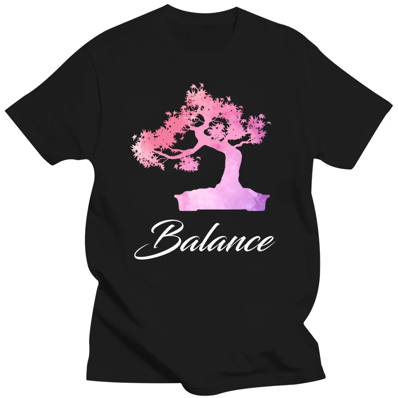 Футболка Bonsai Tree Balance And Zen с узором, футболка с принтом S-3xl, рубашка в стиле хип-хоп, летний стиль, высокое качество, семейная новая мода, городская