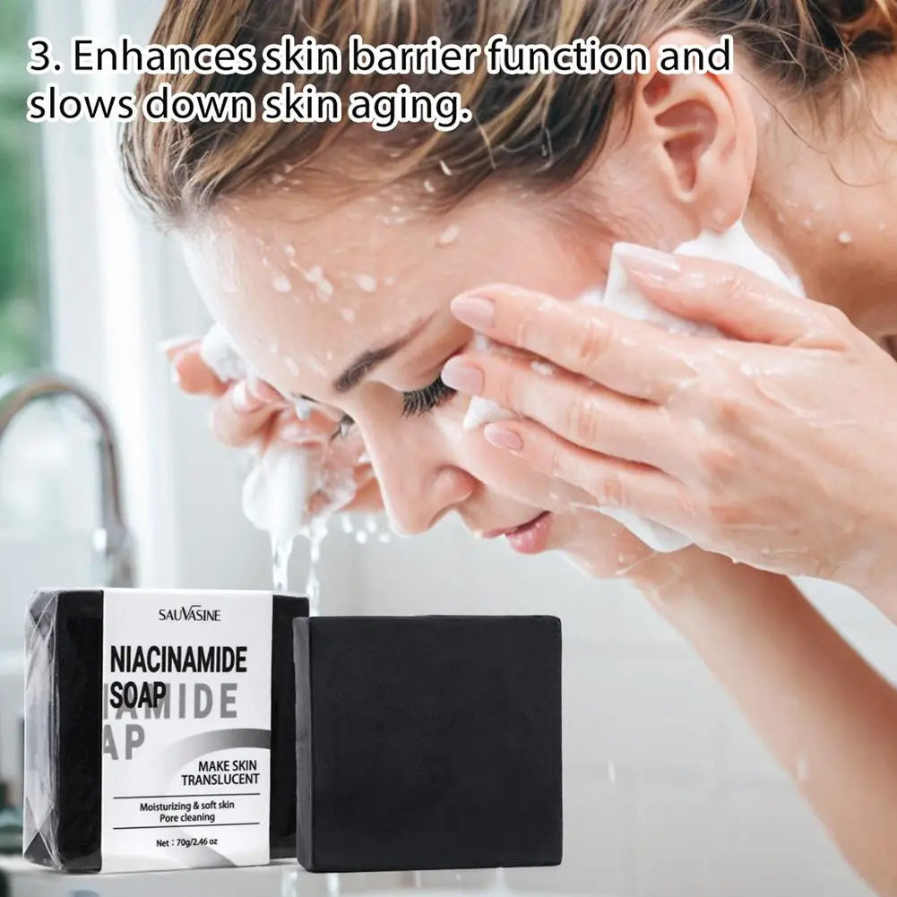Мыло Niacinamide ручной работы для увлажнения кожи, куркумы, койевой кислоты, увлажняющее средство для лица, 70 г, D5A9