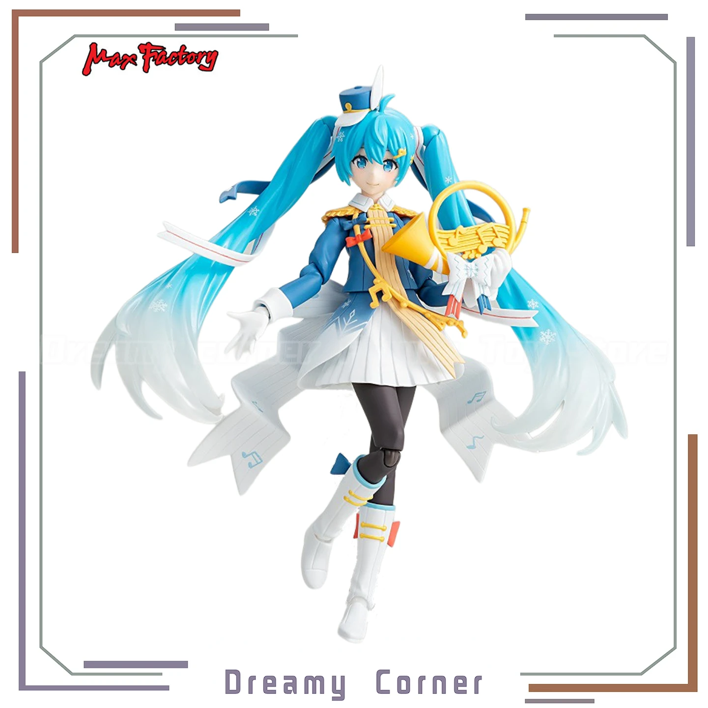 【В наличии】Max Factory Figma EX-060 Hatsune Miku Snow Parade Ver Фигурка Модель игрушки