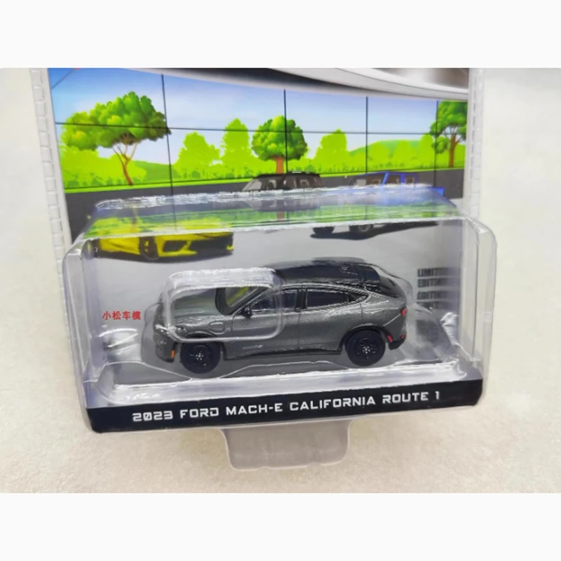 Фото Литой под давлением Greenlight, масштаб 1/64, 2023, Ford Mustang Mach-E GT, модель автомобиля из сплава, праздничные подарки, игрушки №5