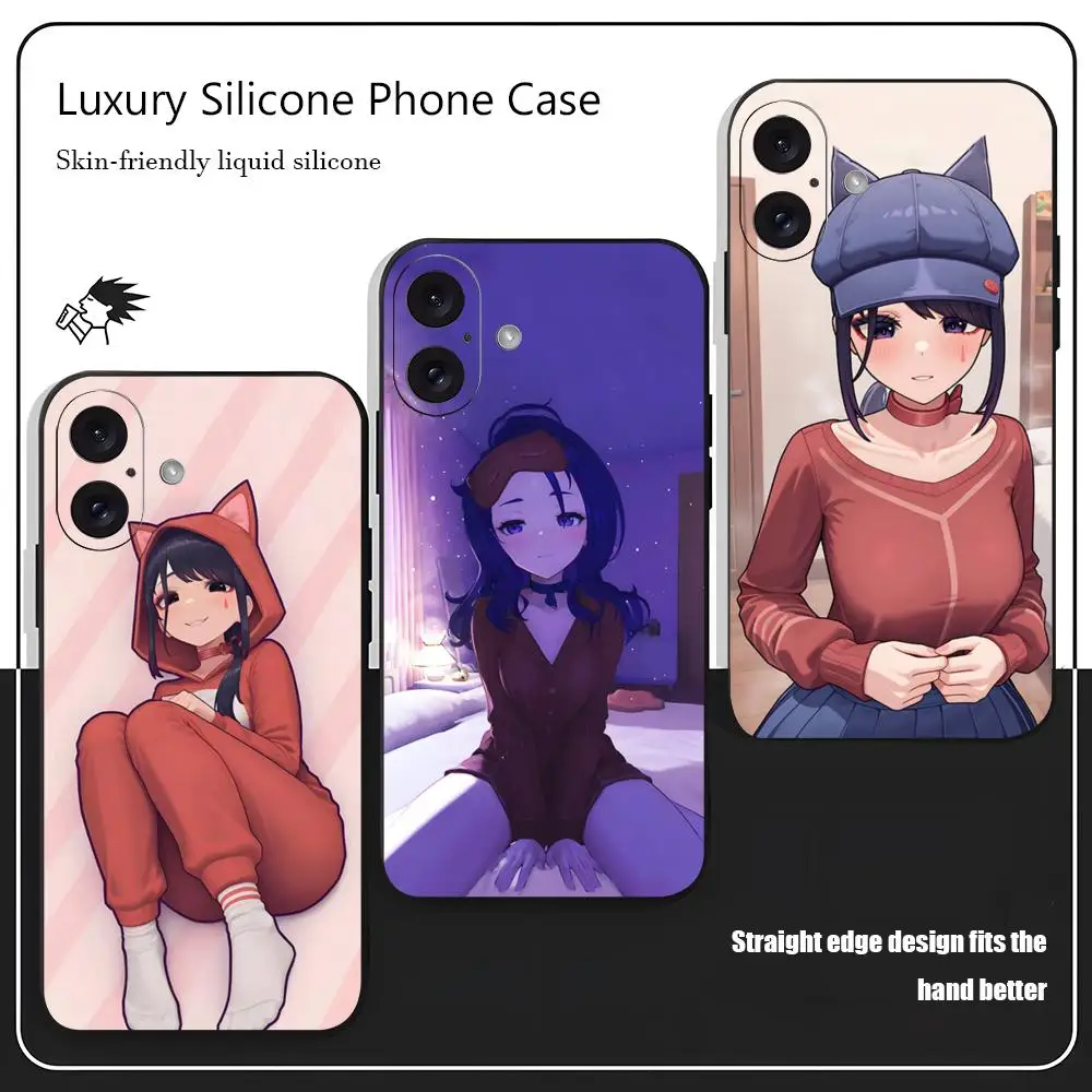Популярный милый чехол для телефона с игрой Mita для iPhone 17, 16, 15, 14, 13, 12, X XR XS 8 Plus Mini Pro Max, мягкий черный противоударный чехол