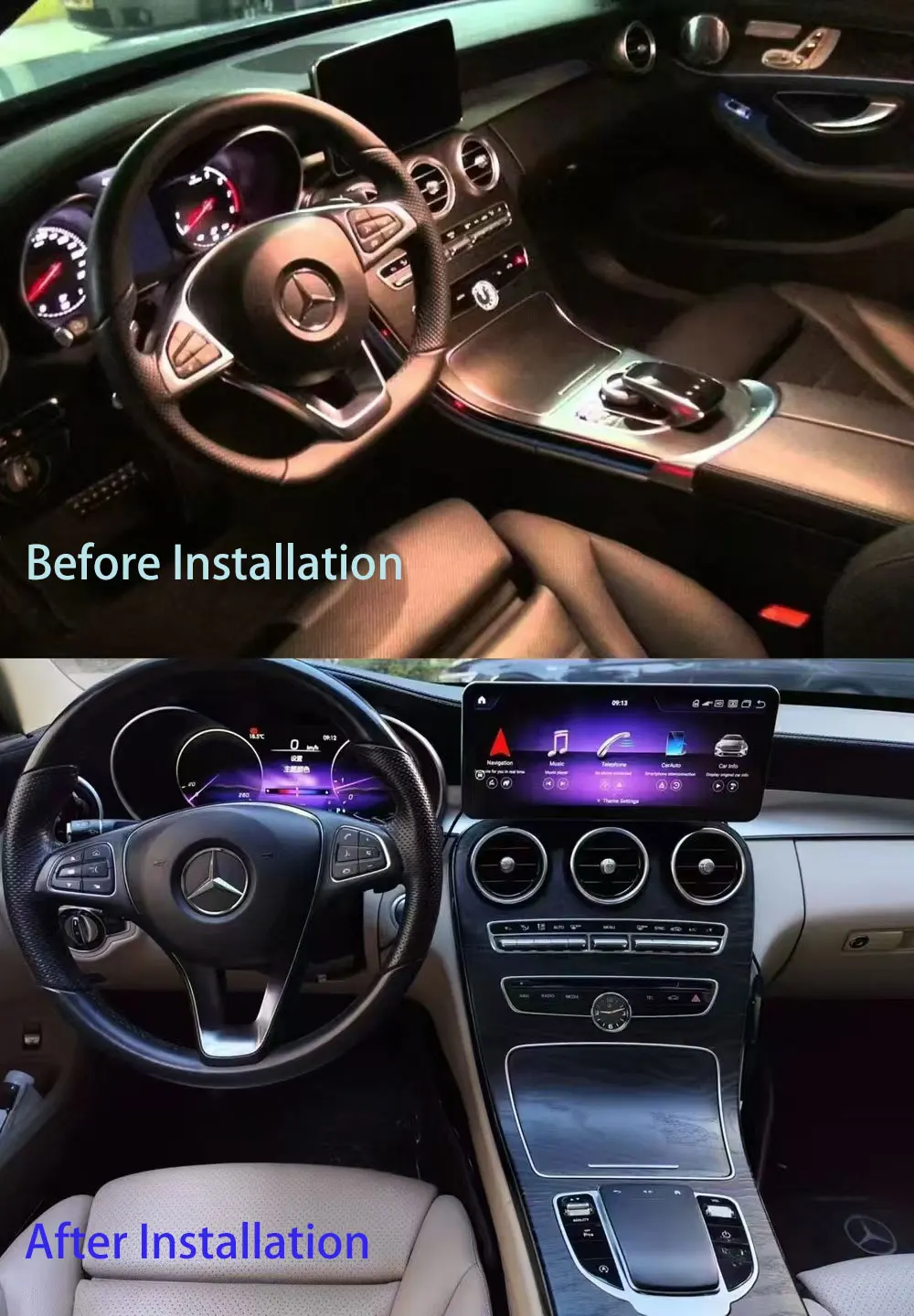 Фото Автомобильная кнопка мыши, джойстик, автоматическая Plug and Play для Mercedes Benz C E GLC, мышь, внутренний центр управления, сенсорная панель №2