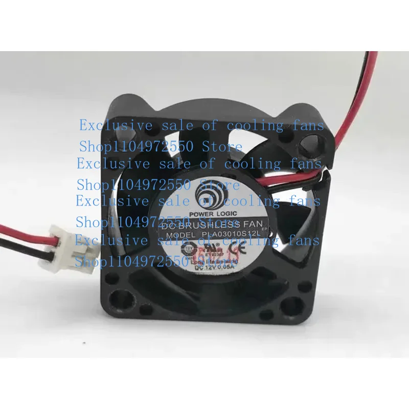 Для оригинального PLA03010S12L DC12V 0,05A 30*10 мм бесшумный охлаждающий вентилятор