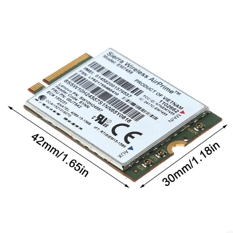 A3PD для P70 P50 EM7455 Airprime Wireless LTE 4G -модуль WWAN Card