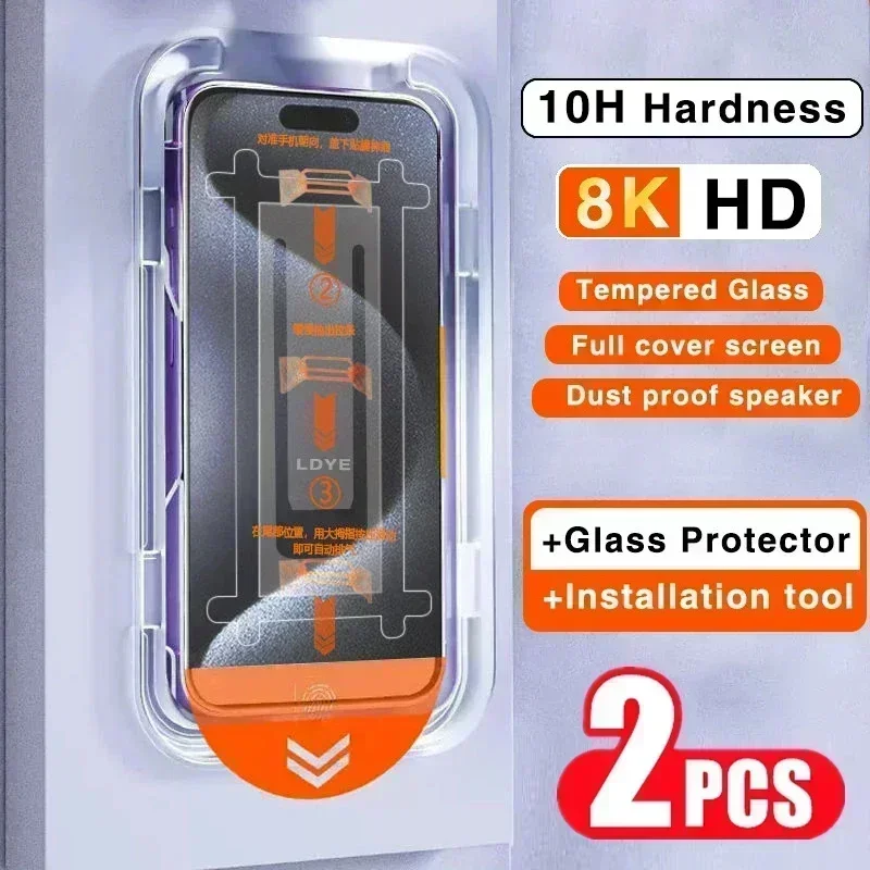 2 шт., не требующая пыли, пленка из закаленного стекла HD для Meizu 20 Pro 21 Note 18S 18X, защитная пленка для экрана
