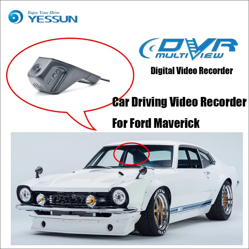 YESSUN для Ford Maverick Car DVR цифровой видеорегистратор-фронтальная камера Dash HD 1080P не обратная парковочная камера