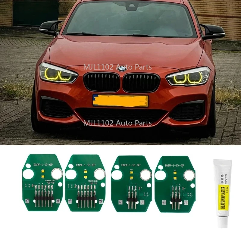Новые дневные ходовые огни Лимонно-желтый чип DRL для BMW 1 серии Angel Eyes DRL RGB многоцветные светодиодные платы F20 F21 GTS