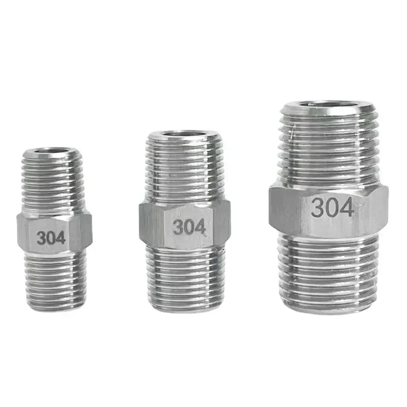 Шестигранная ниппельная муфта 14 дюйма NPT на M6 M10-20 18 дюйма 14 дюйма 38 дюйма -1 дюйма BSP NPT с наружной резьбой, соединительный адаптер для фитинга из нержавеющей стали 304 (art.: 3920cc80c142a) - 3920cc80c142a
