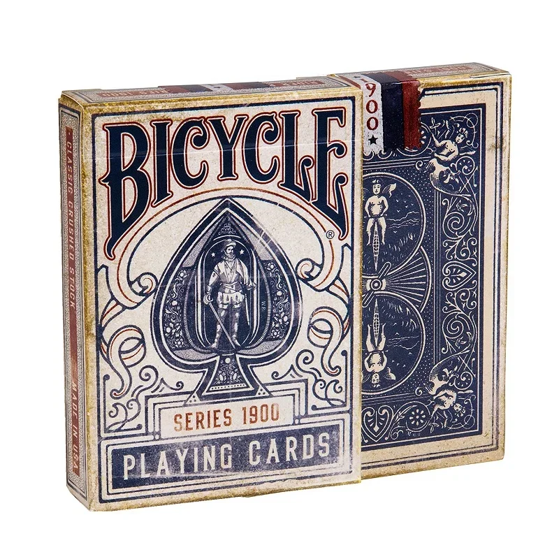 Велосипедные игральные карты серии 1900, винтажная колода USPCC, покерные карты, игральные карты, волшебный трюк, волшебство, реквизит, аксессуары